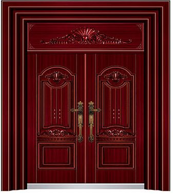 甲级锌合金别墅铜门